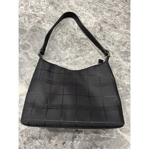 Apostrophe Black With Apostrophe Label All Over It Shoulder Bag
